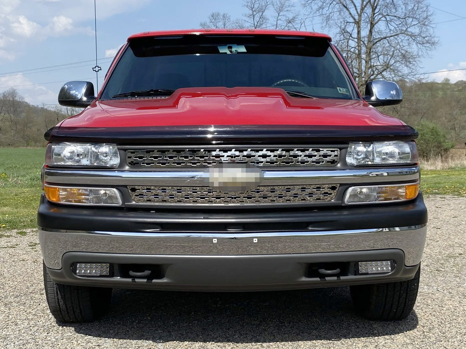 Double-Row LED Lightbar Fog Light Kit w/Bracket/Wiring For 99-02 Chevy 1500 2500 Double-Row LED Lightbar Fog Light Kit w/Bracket/Wiring For 99-02 Chevy 1500 2500