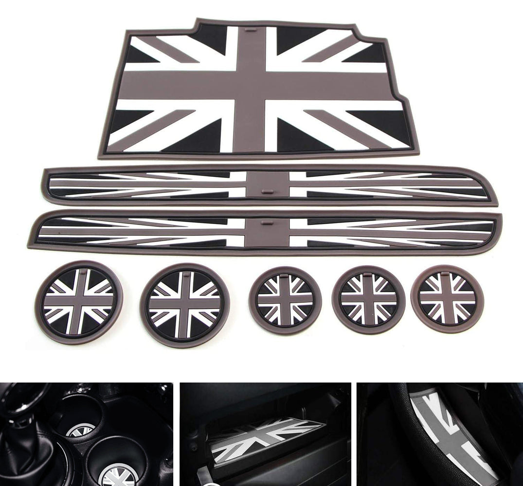 Topteng Autocollant Union Jack UK Flag Pour Bouchon Réservoir Essence Mini Cooper - Décoration Vinyl 16cm