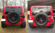 8-LED High Mount Black 3rd Brake Strobe Feature Light For 07-17 Jeep Wrangler JK