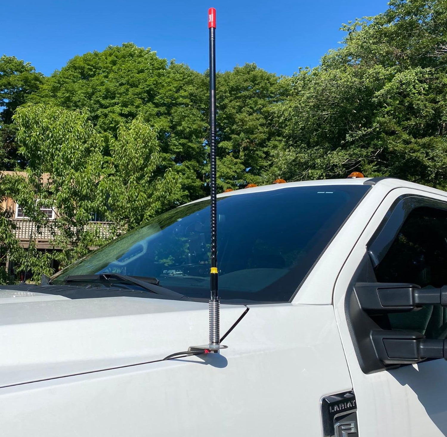 Stainless Steel Hood/Fender CB/Antenna Bracket Mount For 201722 Ford