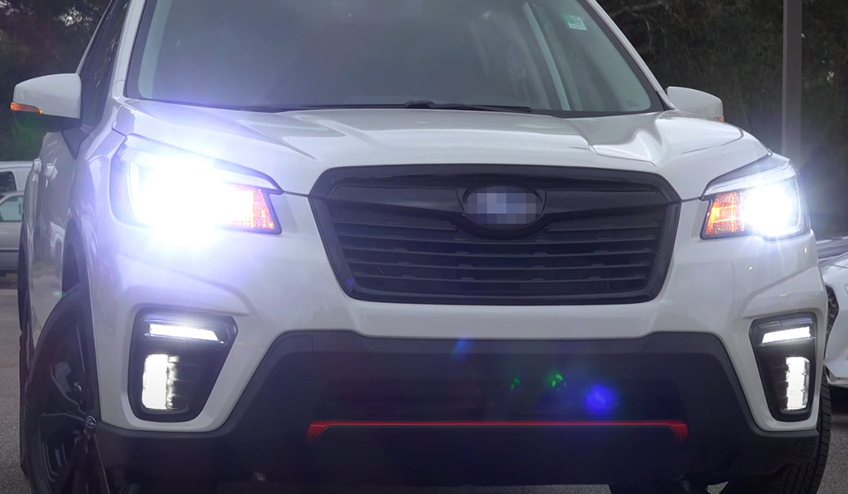 JDM Style S4 Switchback LED DRL Bezels For Subaru 2019-2021 Forester Sport ONLY