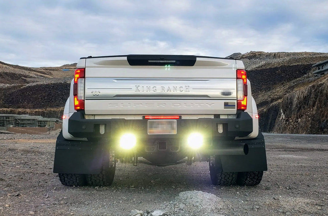 Smoked Lens Full LED Strip Rear Tailgate ID Lightbar For Ford 2017-22 F250 F350