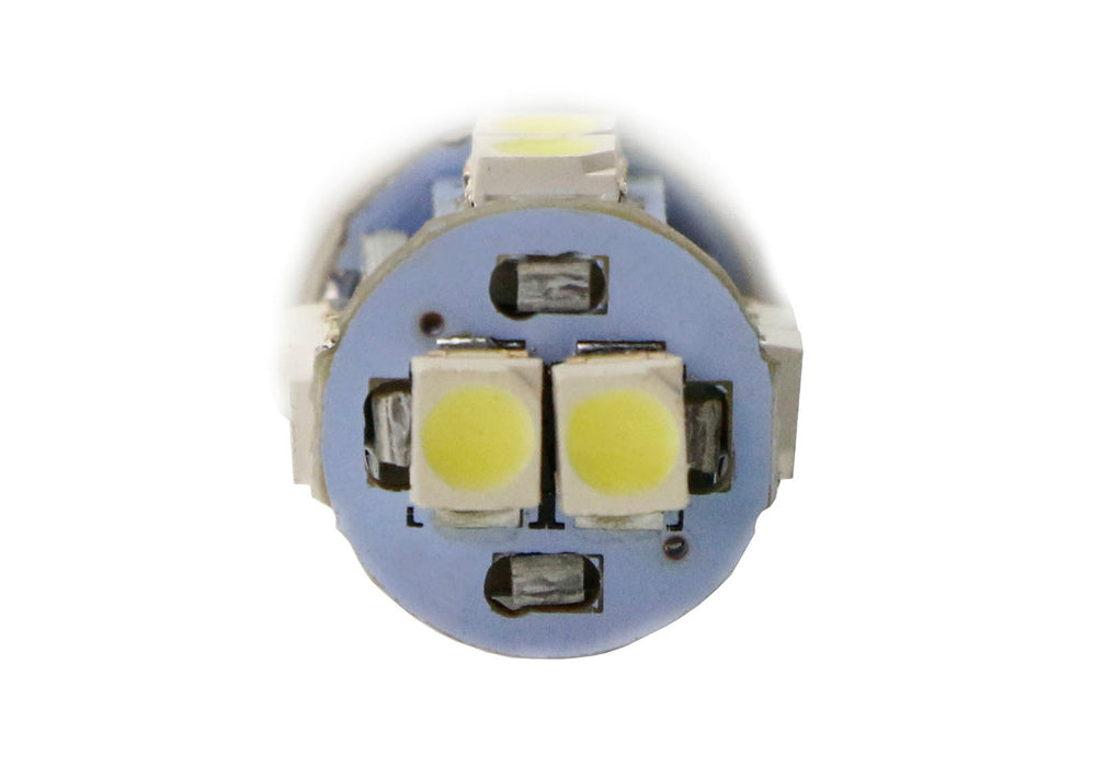 (2) White 360-degree shine 168 194 2825 T10 LED Bulbs For License Plate Lights