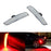Clear 90-SMD Red LED Rear Side Marker Lights For 2016-up 6th Gen Chevy Camaro