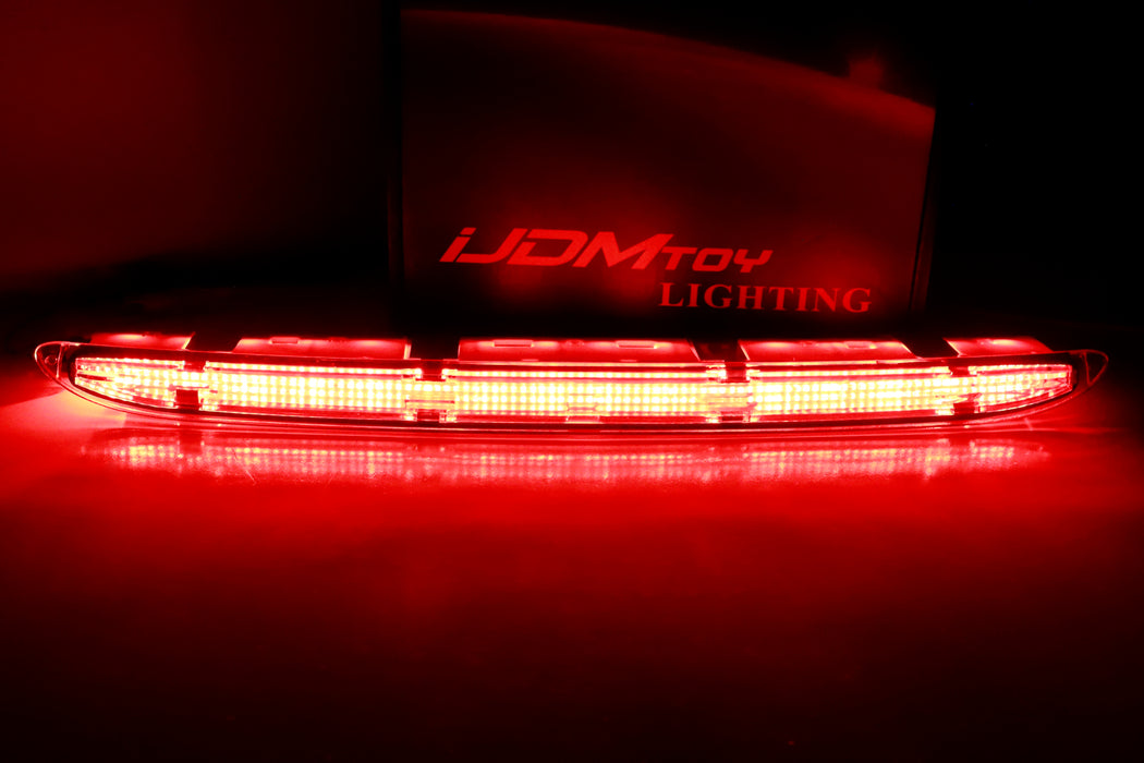 Clear Lens Rear Spoiler Lid Full LED 3rd Brake Light For Benz 06-11 W164 M-Class