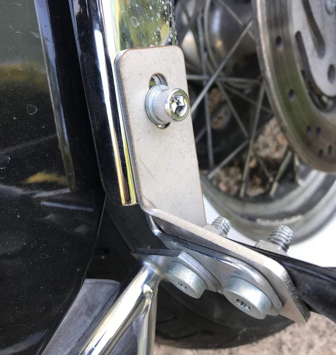 Stainless Steel Saddlebag Support Bracket Struts Repair For 85-08 Harley Tour