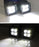 40W LED Ditch Light Kit w/ Hood Edge Mount Bracket Relay For Toyota 4Runner T100