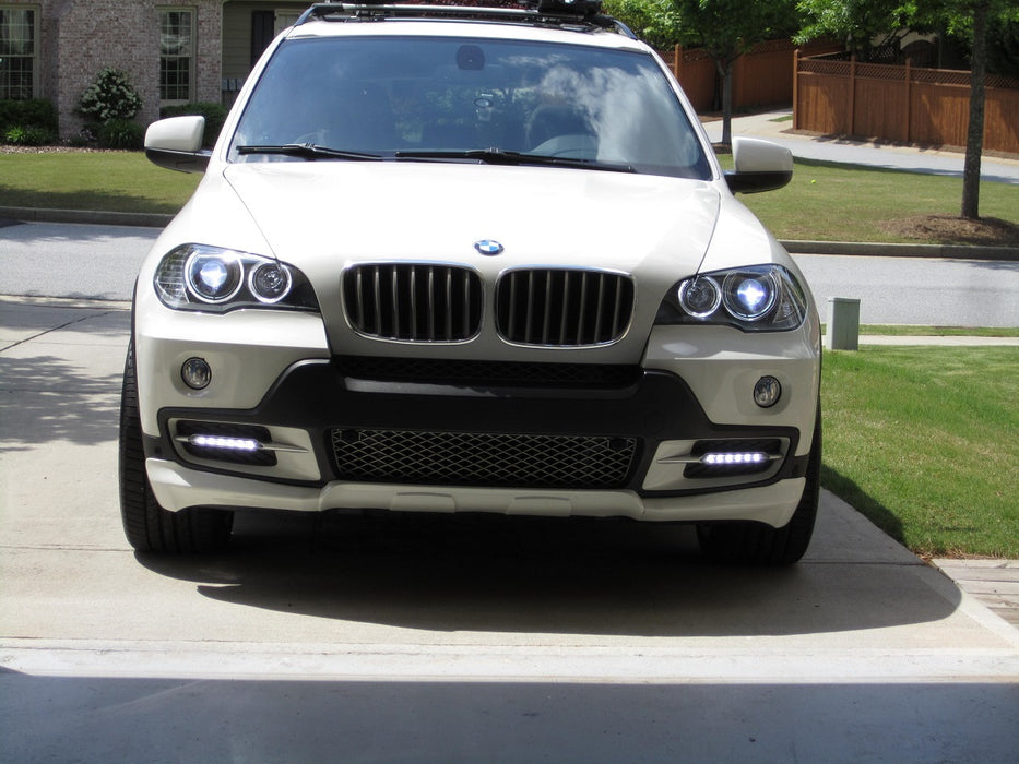 Xenon White 18W LED Daytime Running Lights DRL For 2007-10 BMW X5 (E70 Pre-LCI)