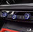 3pc Blue Aluminum AC Climate Controls Knob Covers For Audi 2015-20 A3 & 19-up Q3