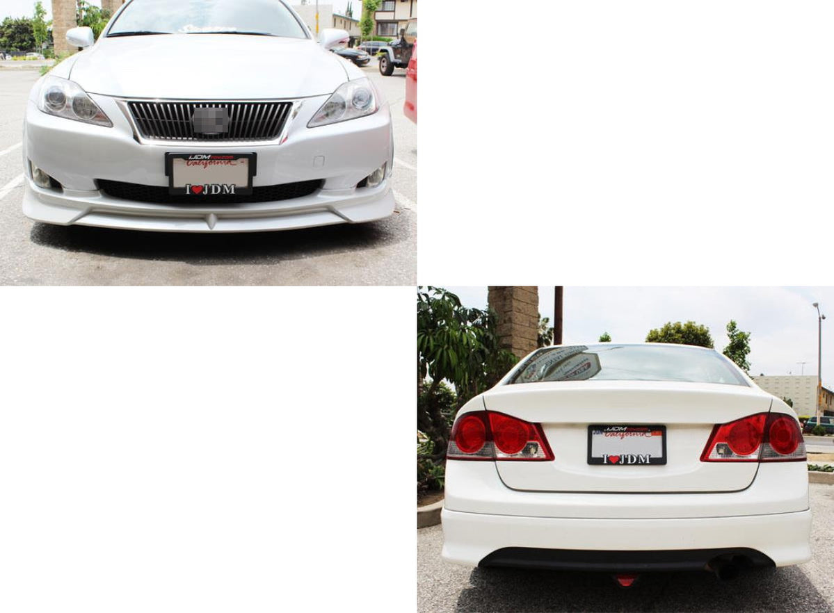 Pair I Love JDM License Plate Frames, I Heart JDM Number Plate Frame f