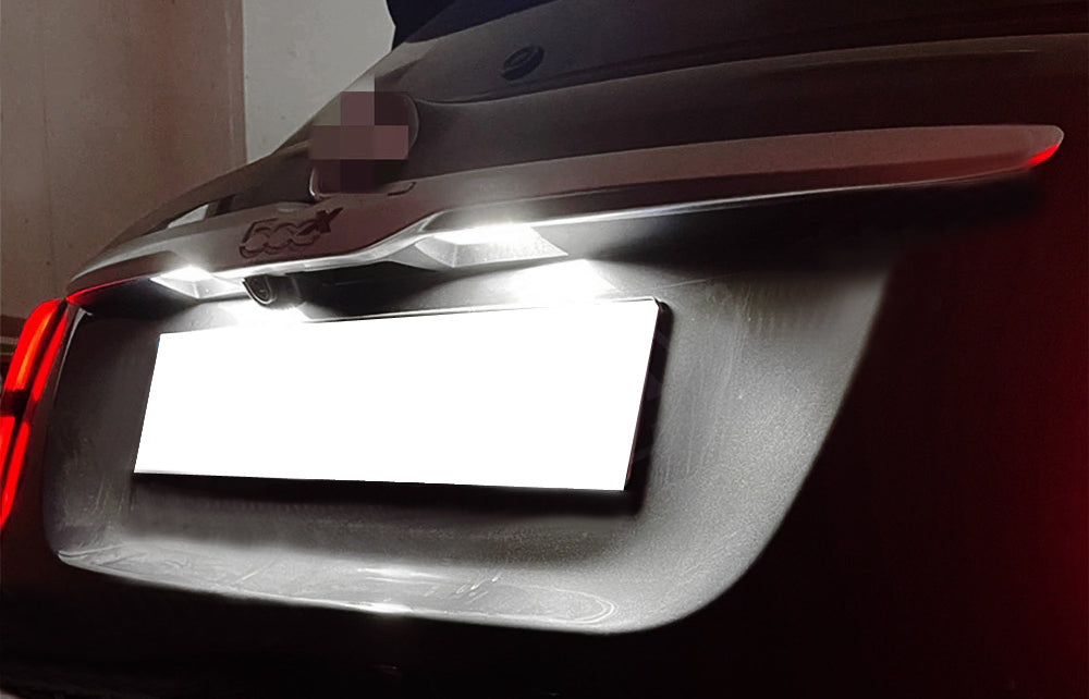 OE-Fit White 18-SMD 3W Full LED License Plate Light Kit For Fiat 2014-2019 500X