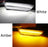 Clear White/Amber Sequential Blink LED Side Markers For 2003-07 Infiniti G35 2d