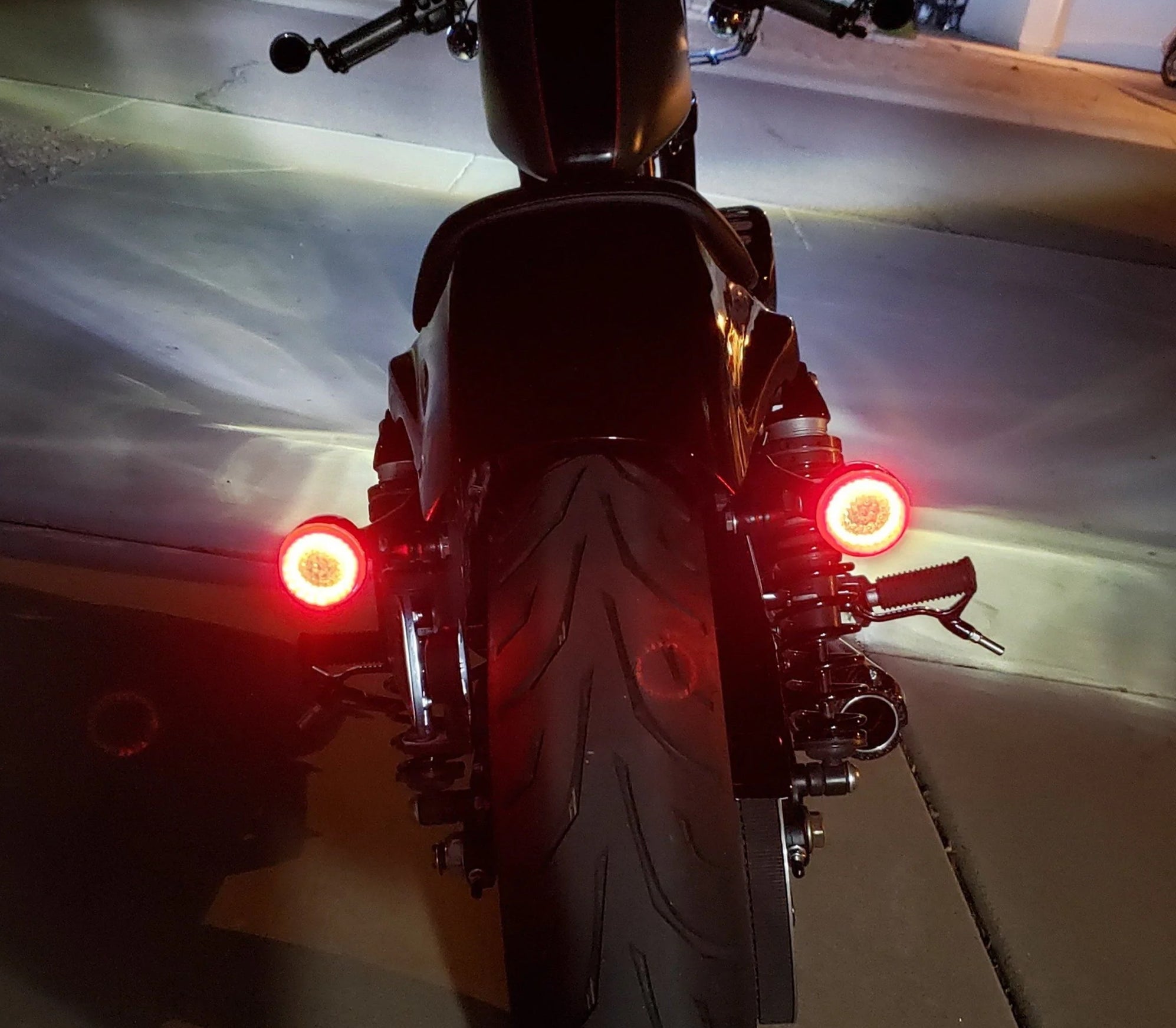 LED Turn Signal Hyper Flash Fix Bypass Harness w/ Resistors For Harley