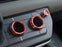 9pc Red Aluminum AC/Audio/Push Start/Side Mirror Knob Covers For 2019+ Defender