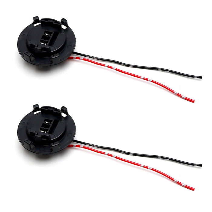 OE-Spec H7 Headlight Bulb Socket Holders For Hyundai Tucson, Kia Sedona/Forte