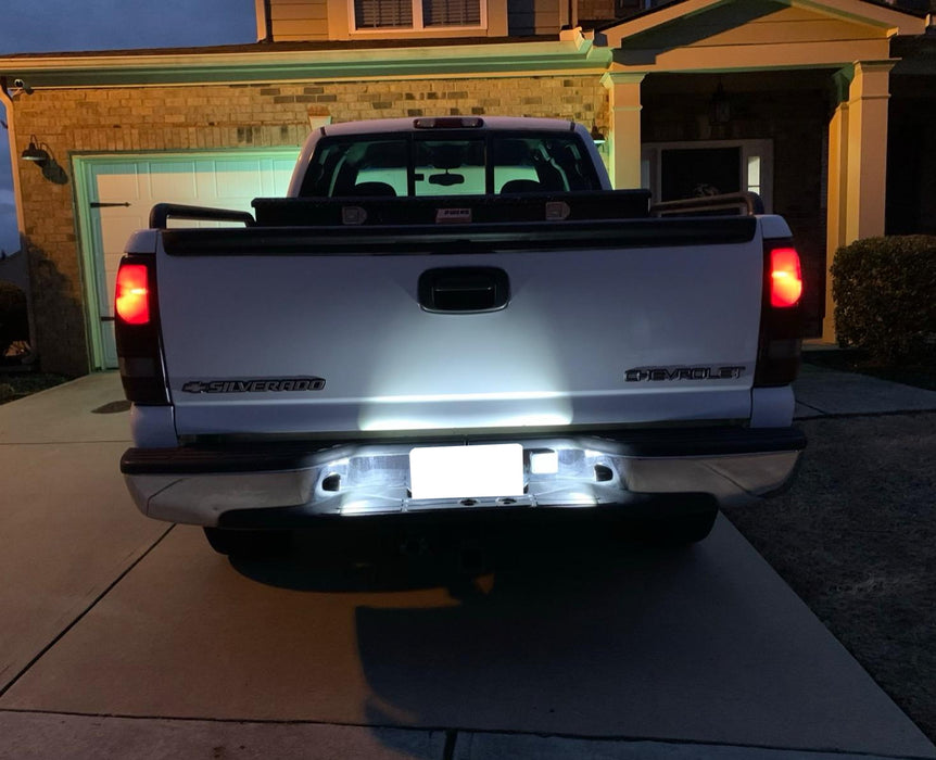 2X LED License Plate Lights For Chevy Silverado GMC Sierra 1500 2500 - 6000K White