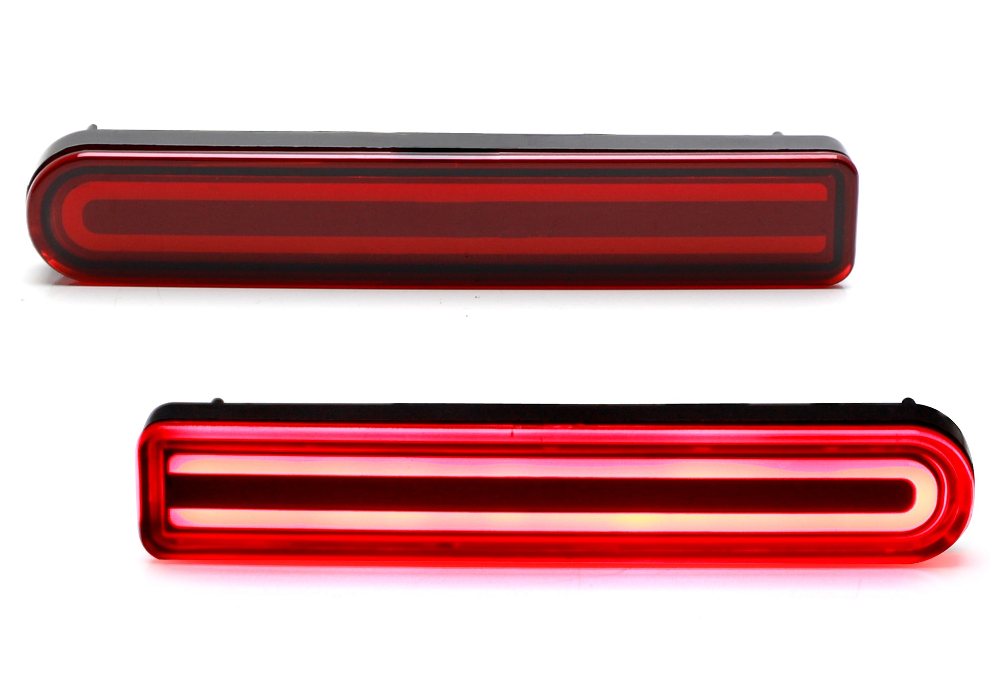 Dark Red Lens Full LED Lower Bumper Reflector Lights For 07-14 Toyota ...