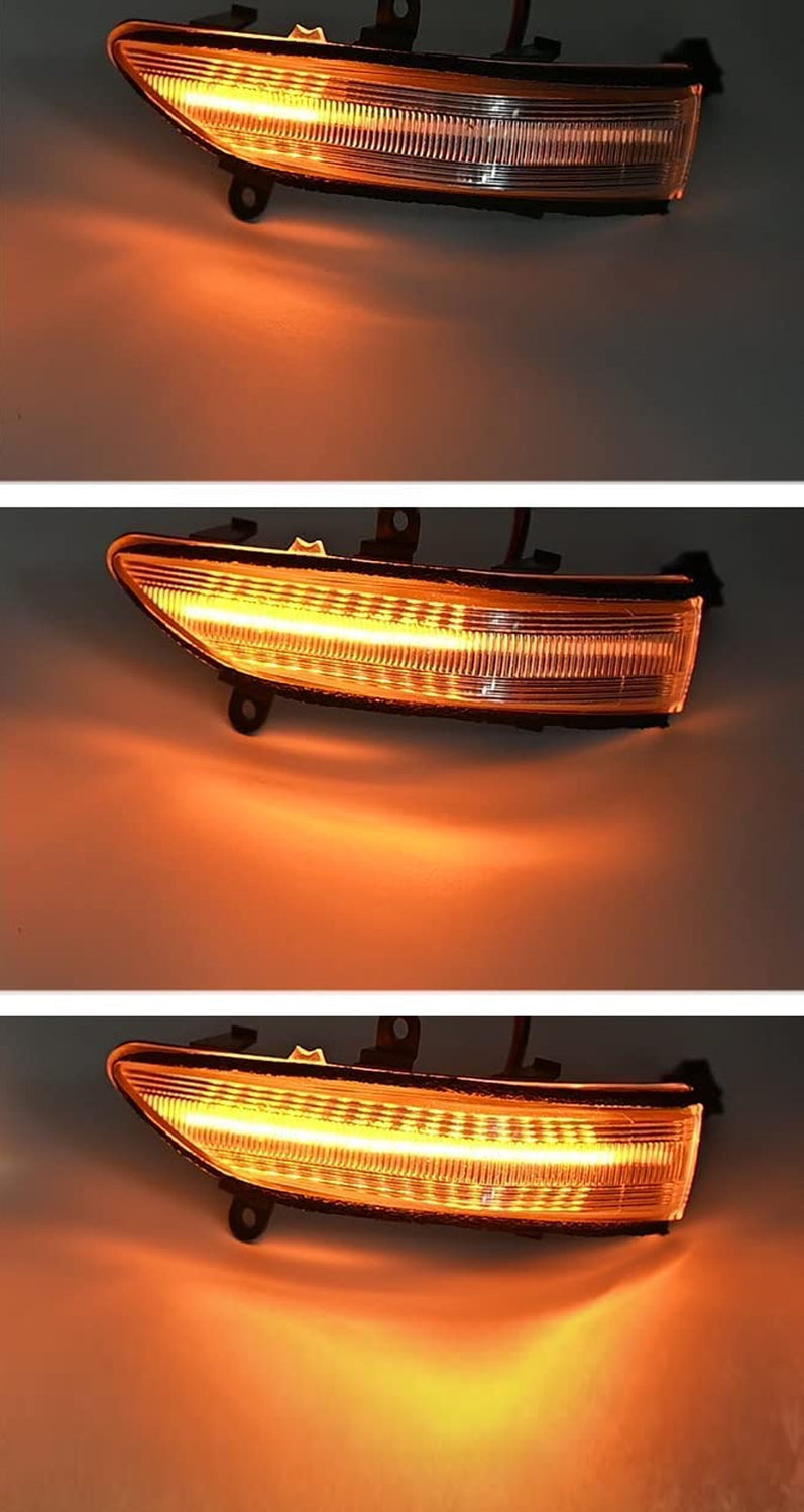 Smoke Lens Sequential LED Side Mirror Lights For Subaru Impreza Forest