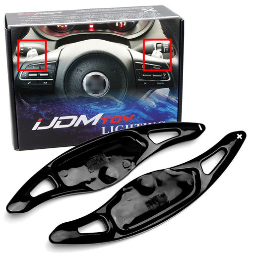 Piano Black Large Steering Wheel Paddle Shifter Kit For Kia Stinger K8