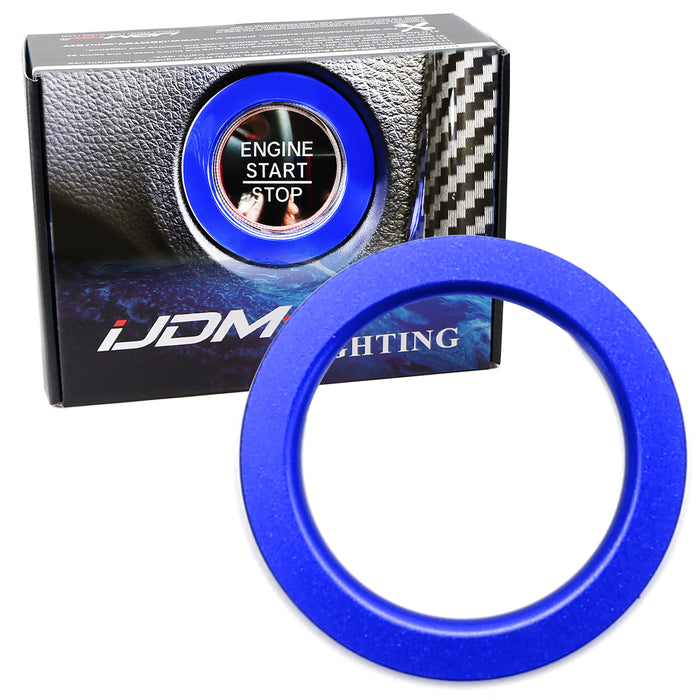 JDM Blue Keyless Engine Push Start Button Decoration Ring For Honda 16-up Civic