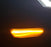 Smoked White/Amber Sequential Blink LED Side Markers For 2003-07 Infiniti G35 2d