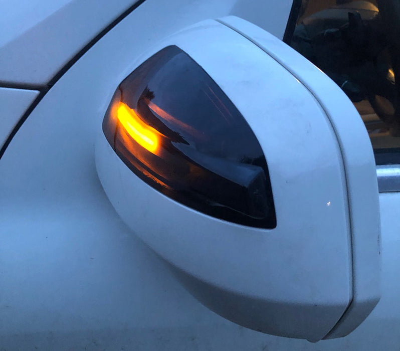 Smoke Lens Full LED Sequential Blink Side Mirror Light For Mercedes W204 C-Class