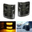 (2) Smoked Lens Amber or White LED Side Mirror Marker Lamps For 2008-16 Ford F250 F350 F450 Super Duty-iJDMTOY