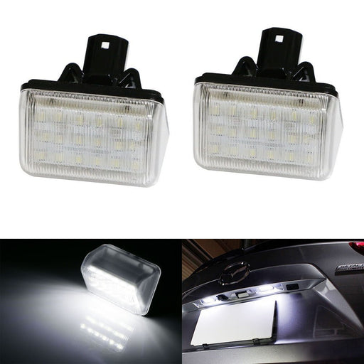 Xenon White OE-Replace LED License Plate Lights For Mazda CX5 CX7 6 Mazdaspeed6