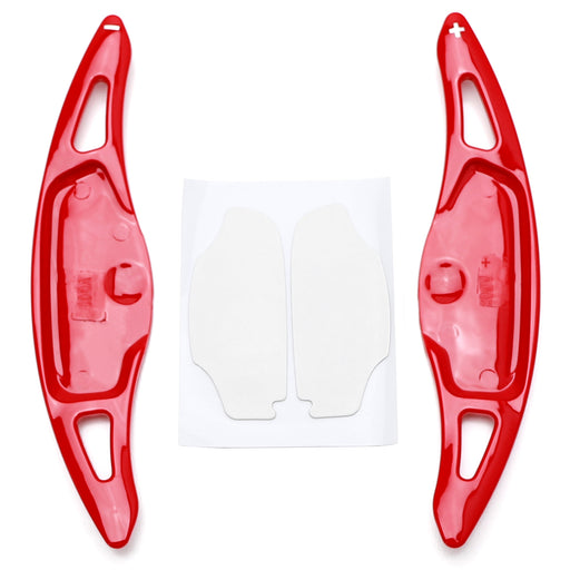 Gloss Red Finish Large Steering Wheel Paddle Shifters For 2018-23 Kia Stinger K8