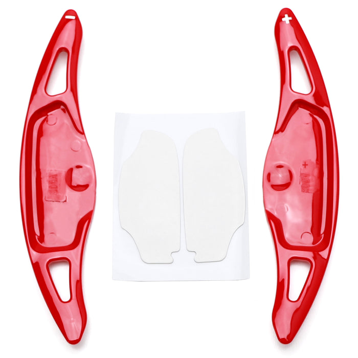 Gloss Red Finish Large Steering Wheel Paddle Shifters For 2018-23 Kia Stinger K8