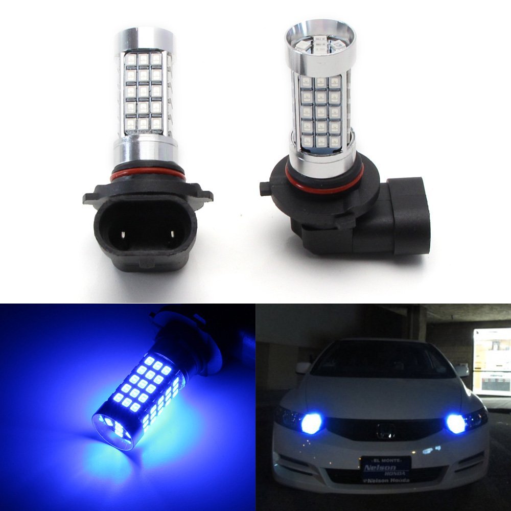 Bulb 68 Led Blue 9005 68-SMD LED Bulbs For High Beam Daytime Running Light DRL Dri ...