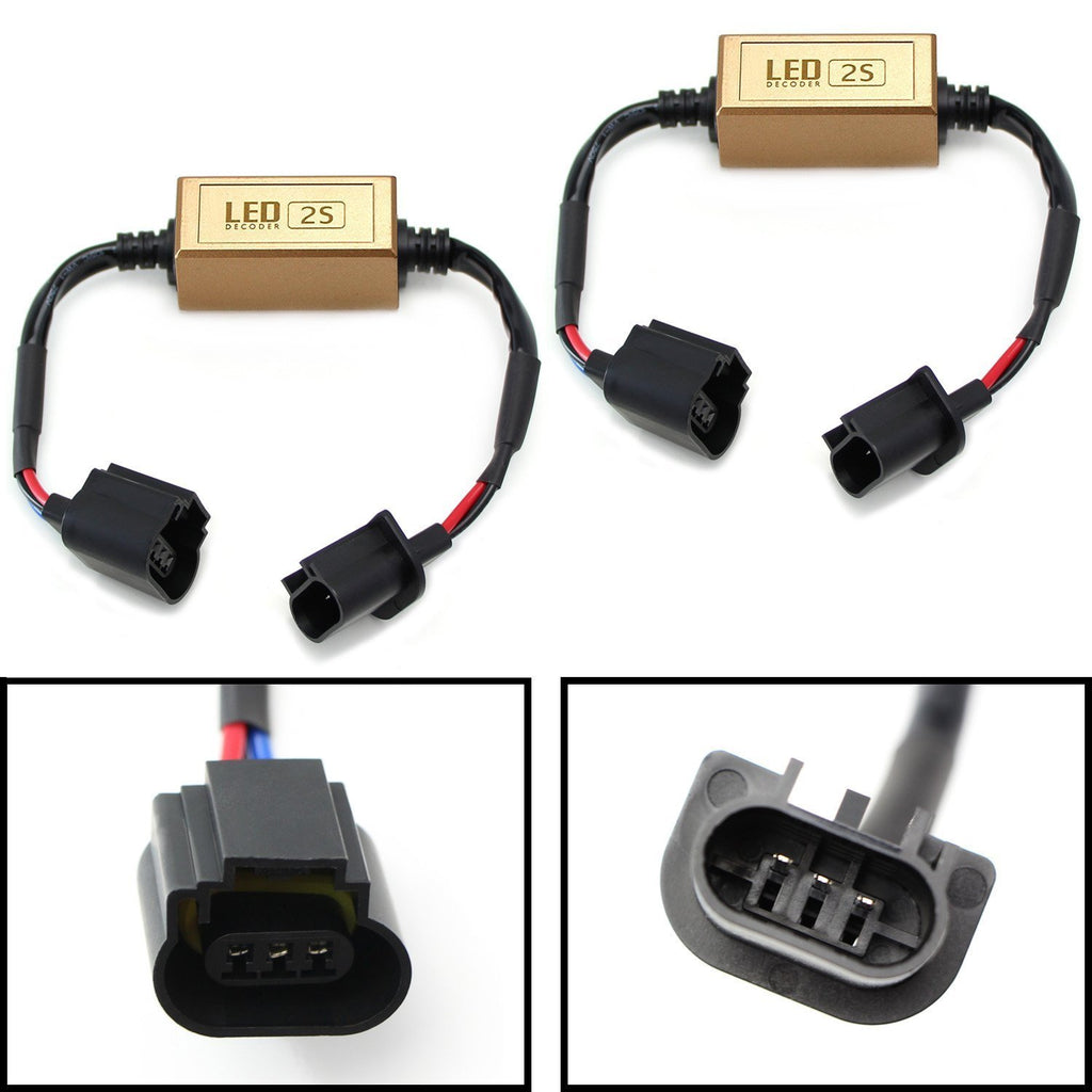 H13 9008 LED Headlight Canbus Error Free Anti Flicker Resistor Cancell —  iJDMTOY.com