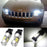 HID White 30-SMD LED Bulbs For 2011-2016 Jeep Compass For Daytime Running Lights