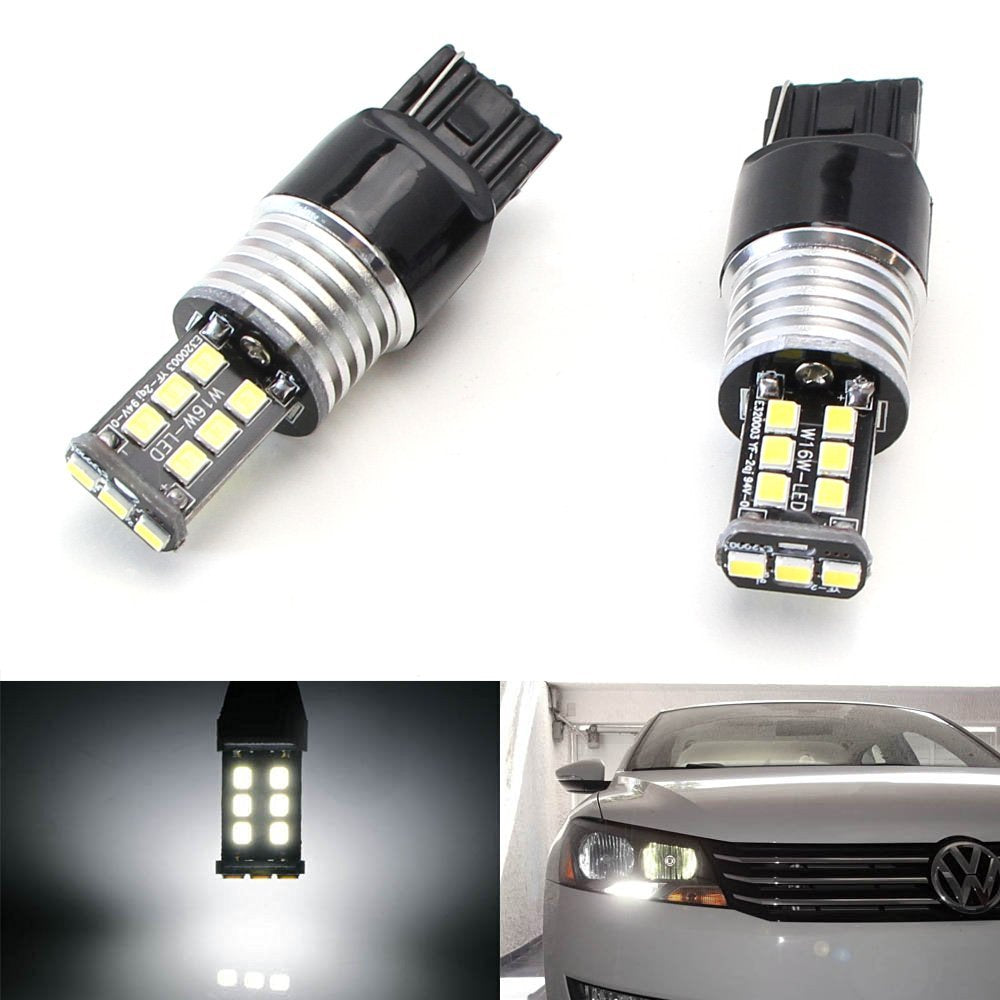 Xenon White Error Free 10W LED Bulbs for B7 Volkswagen Passat Daytime DRL Light