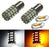 60-SMD 1157 Dual-Color Switchback LED Bulbs (60-White 60-Amber) + Load Resistor