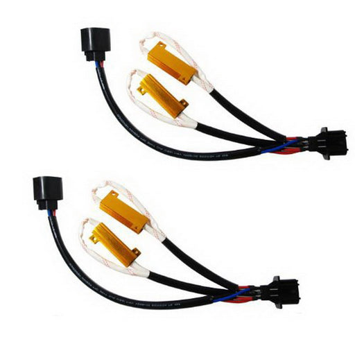H13 9008 Xenon Headlamp Kit Error Free Load Resistors Wiring Harness Adapters