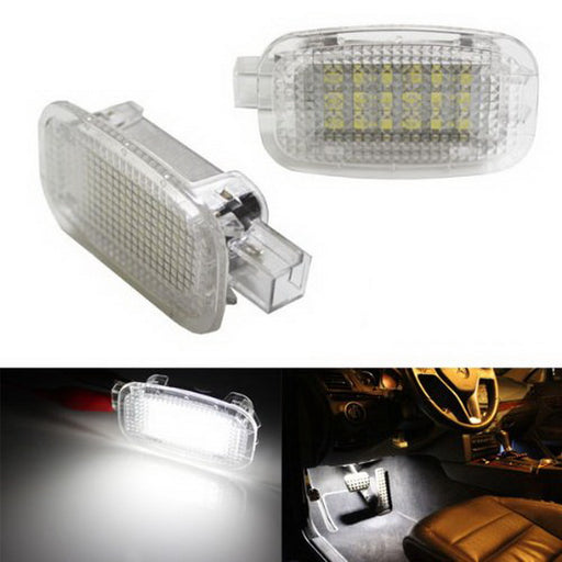 White Exact Fit LED Lamps For Mercedes Side Door, Foot Area, Vanity, Trunk Light