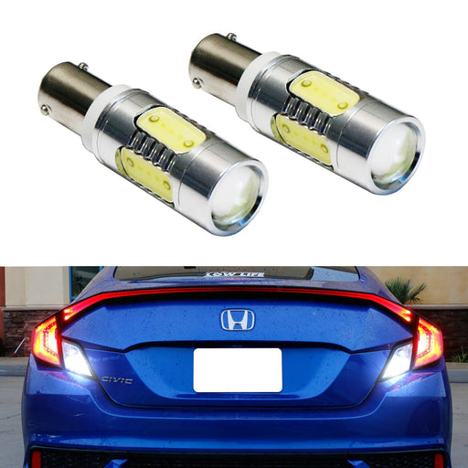 7.5W High Power LED Bulbs For 16-21 Honda Civic Coupe ONLY Backup Reverse Lights