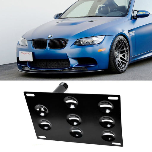 Front Bumper Tow Hook License Plate Mounting Bracket Holder For BMW 1 3 X5 X6