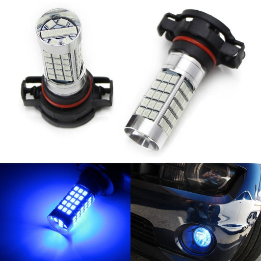 Deep Blue 69-SMD 5202 5201 LED Replacement Bulbs For DRL or Fog Lights