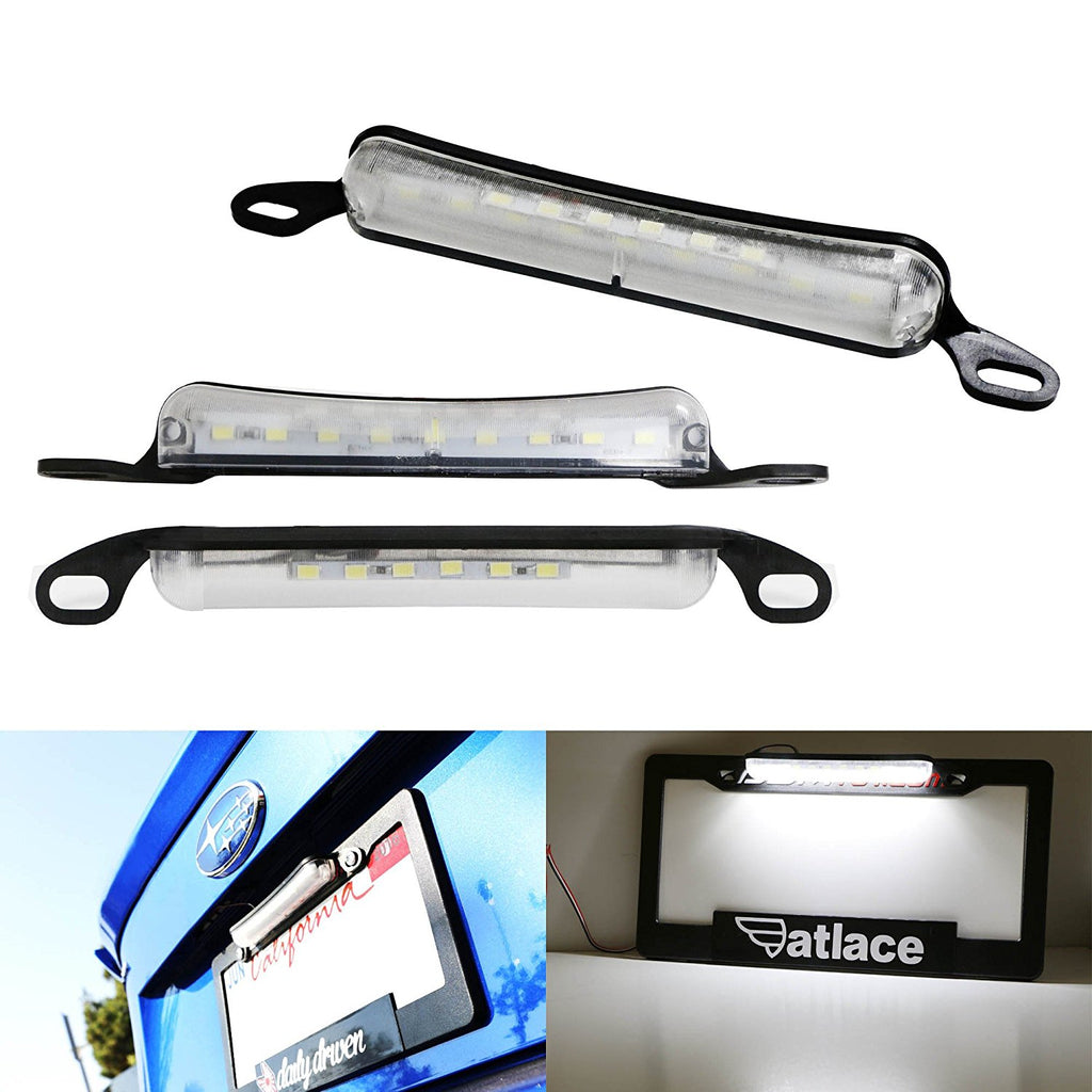 Universal 18-SMD Bolt-On Two-Way Car LED License Plate Light Backup Re — 