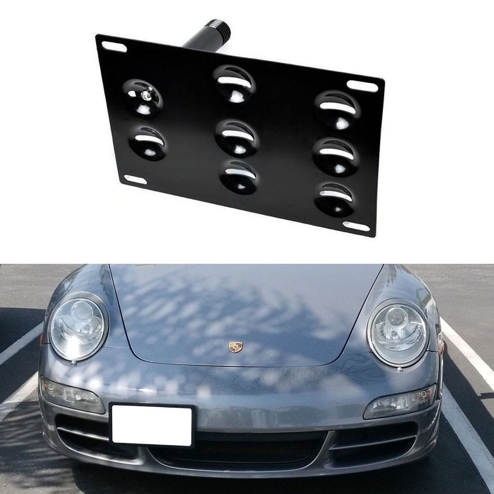Bumper Tow Hook License Plate Mounting Bracket For Porsche 911 924