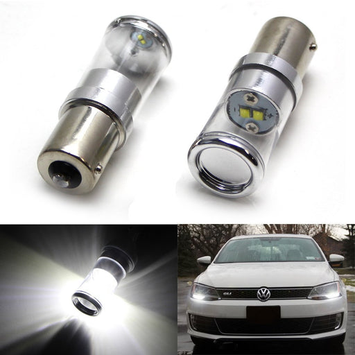 HID White Error Free CREE LED Bulbs for 2011+ Volkswagen Jetta Daytime DRL Light