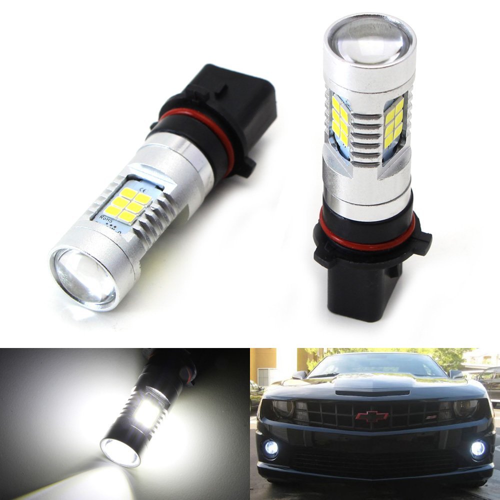 P13w Led P13W LED Bulbs Compatible w/ Chevy Camaro SS Daytime Fog Running Lights ...