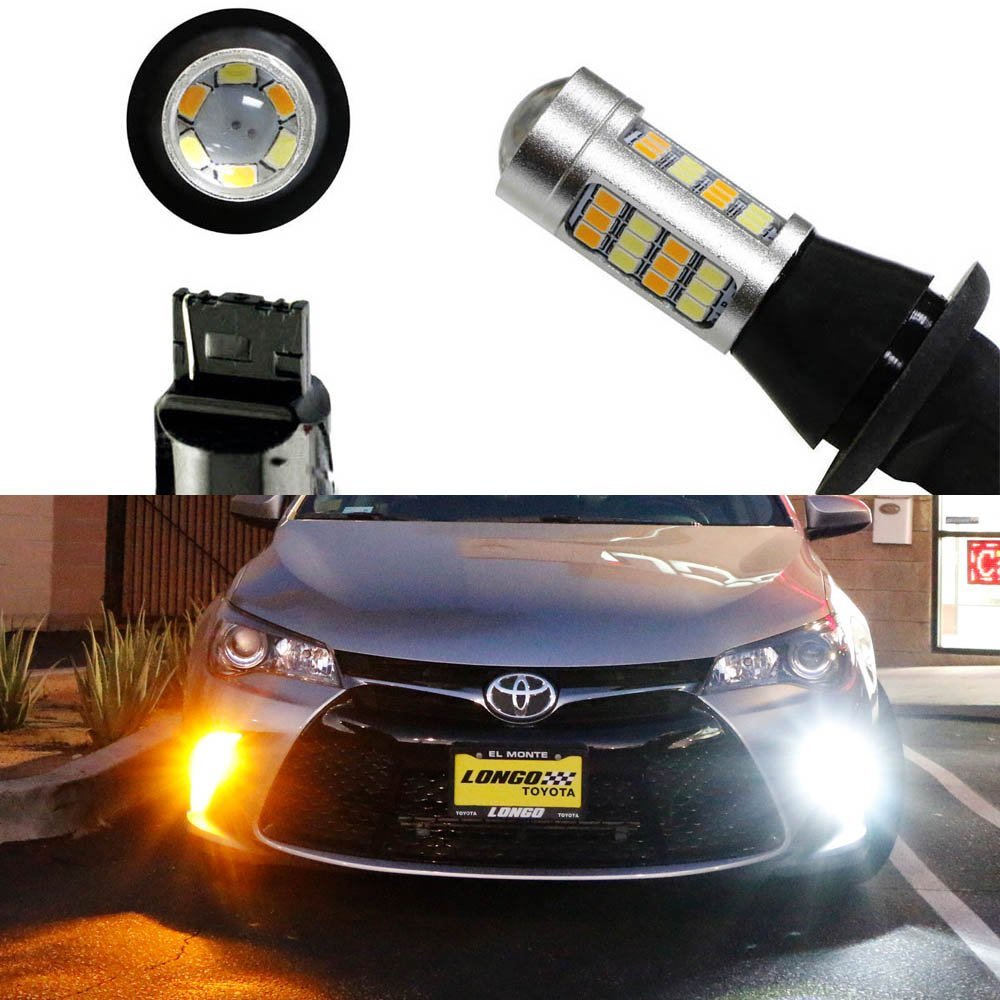HB4 9006 LED Switchback Fog Lights Bulbs, Dual Color White/Yellow – Car-EyeQ