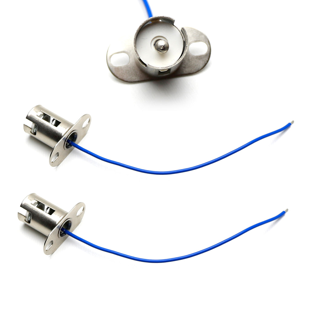 ライト・ランタン pin 1156 Metal Socket w/ Flush Mount Base & Pigtail Wiring For Car