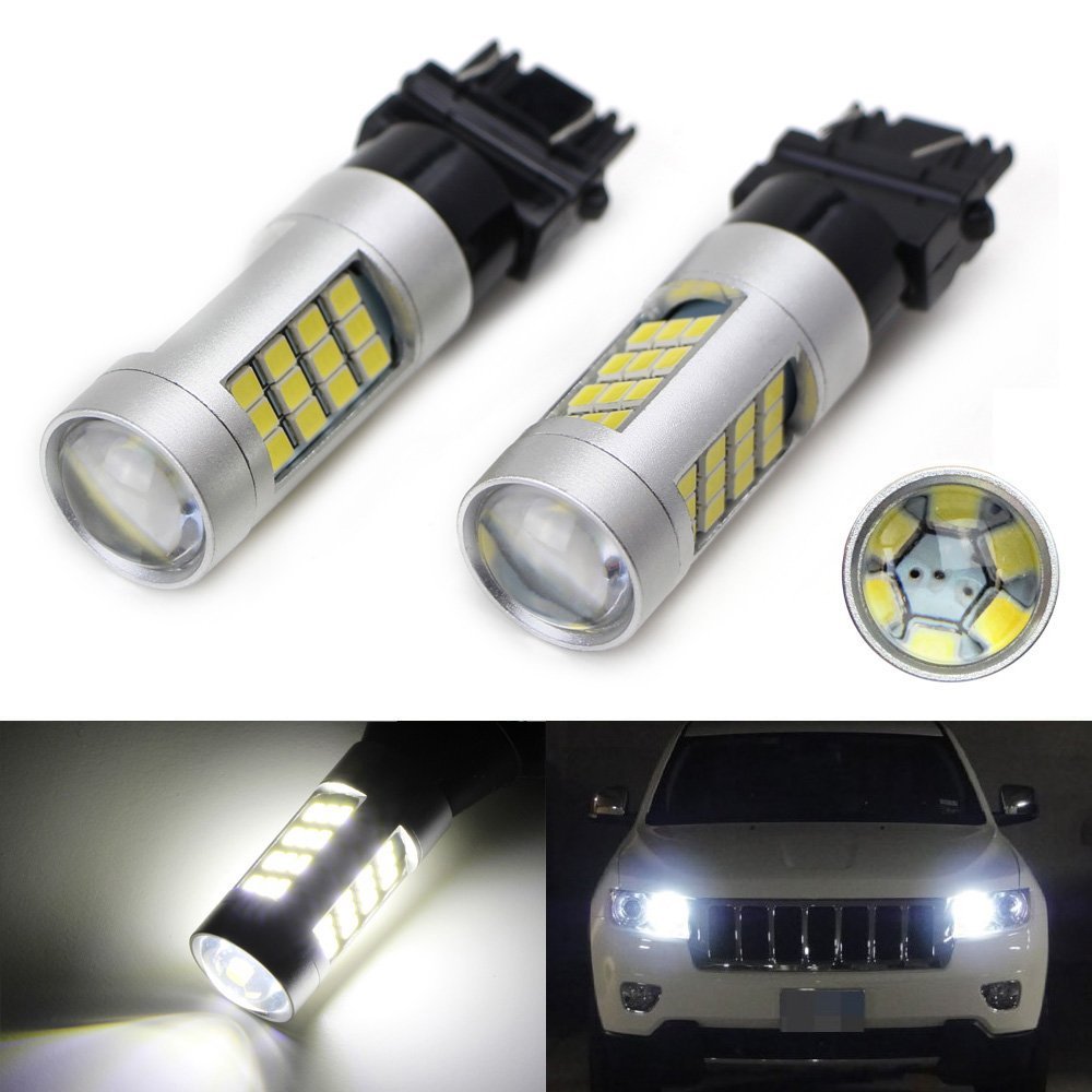 6K HID White 33-SMD LED For Jeep Grand Cherokee Daytime Running Lights