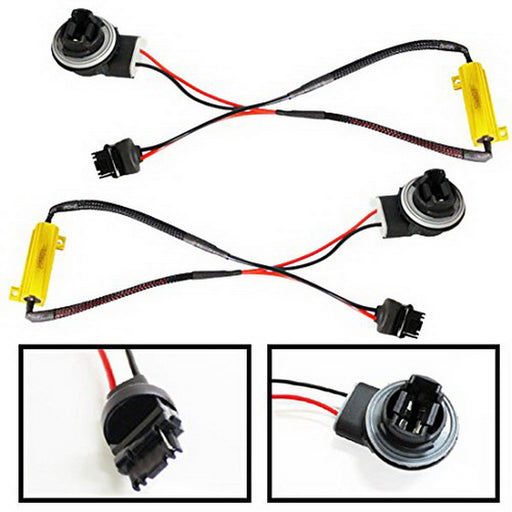 3156 3056 Hyper Flash Fix No Error Wiring Adapters For LED Turn Signal Lights