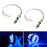 Blue 15-SMD High Power LED Demon Eye Halo Ring Kit For Headlight Projector Lens