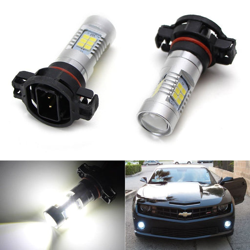 Xenon White 21-SMD 5202 2504 LED Bulbs For DRL Driving or Fog Lights Chevy